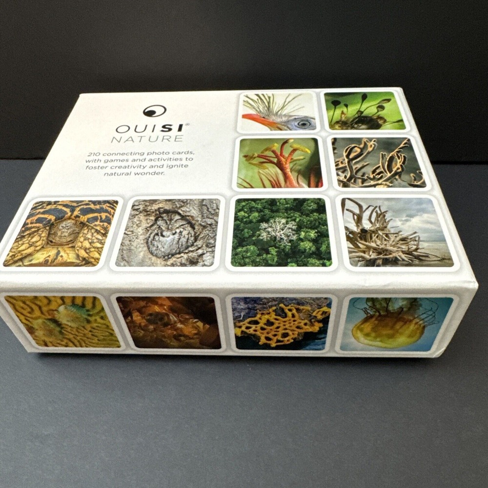 Ouisi NATURE 210 Connecting Photo Cards Game - Family Memory Therapy COMPLETE